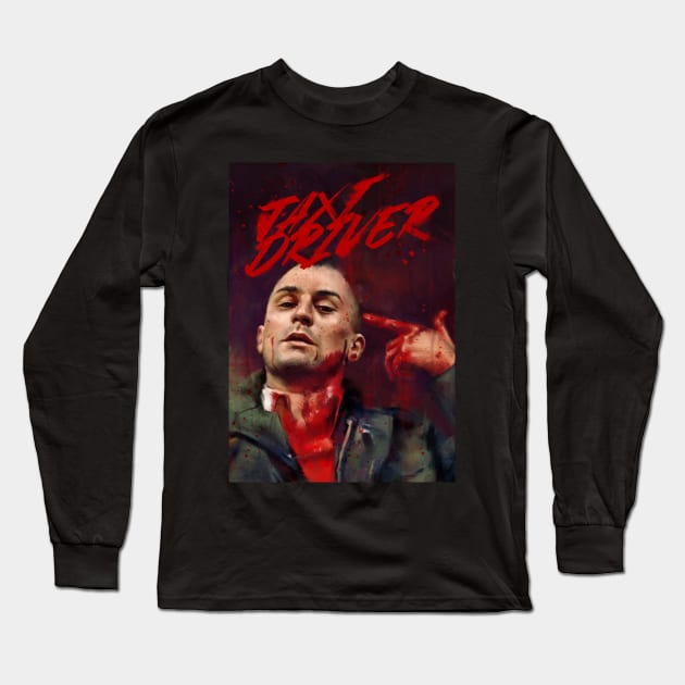 Taxi Driver Long Sleeve T-Shirt by dmitryb1